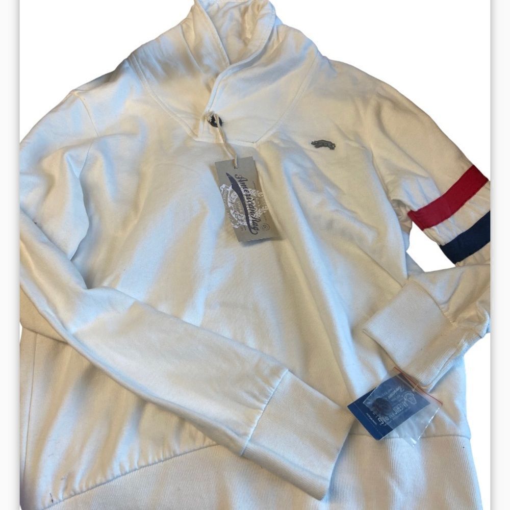 American Vintage varsity fleece pullover new with tags VINTAGE such a cool look!